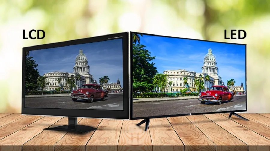 تفاوت مانیتور lcd و led