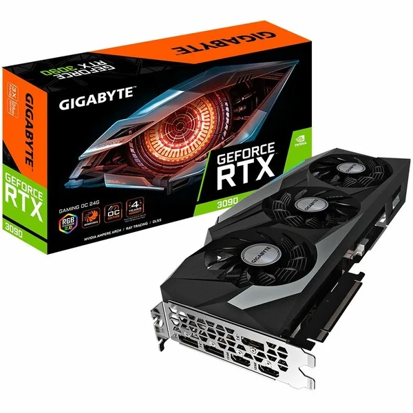 کارت گرافیک استوک گیگابایت GIGABYTE RTX 3090 Gaming OC 24GB کارت گرافیک استوک گیگابایت GIGABYTE RTX 3090 Gaming OC 24GB
