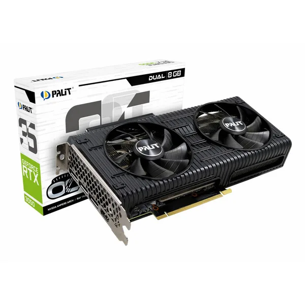 کارت گرافیک استوک پلیت PALIT DUAL RTX 3050 OC 8GB کارت گرافیک استوک پلیت PALIT DUAL RTX 3050 OC 8GB
