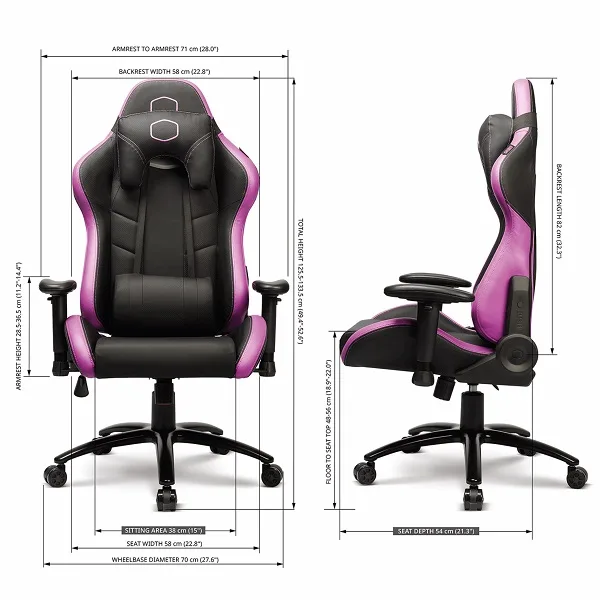 صندلی گیمینگCALIBER R2 PURPLE