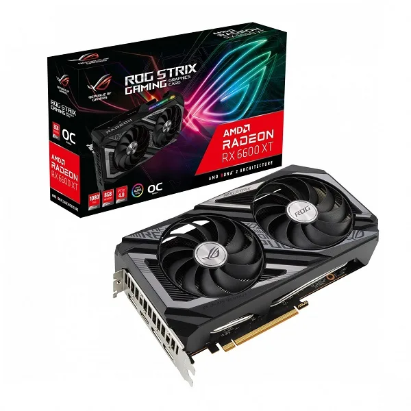 کارت گرافیک ایسوس ASUS ROG STRIX RX 6600 XT OC 8G کارت گرافیک ایسوس ASUS ROG STRIX RX 6600 XT OC 8G