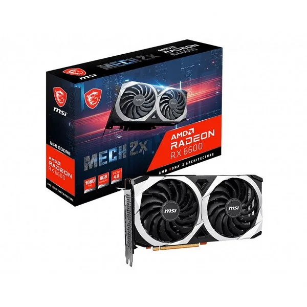کارت گرافیک ام اس آی MSI RX 6600 MECH 2X 8G کارت گرافیک ام اس آی MSI RX 6600 MECH 2X 8G