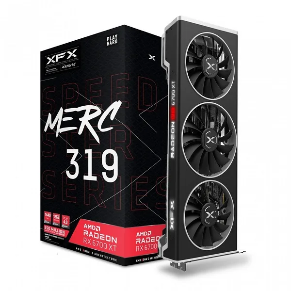 کارت گرافیک ایکس اف ایکس XFX MERC 319 Radeon RX 6700 XT 12G