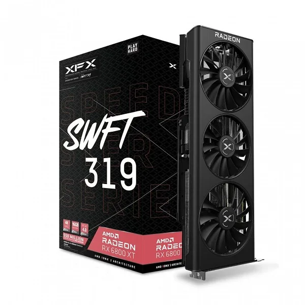 کارت گرافیک ایکس اف ایکس XFX SWFT 319 Radeon RX 6800 XT 16G کارت گرافیک ایکس اف ایکس XFX SWFT 319 Radeon RX 6800 XT 16G