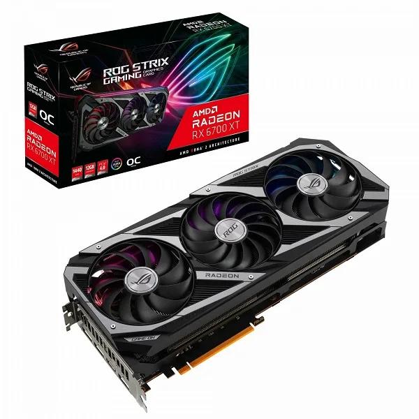 کارت گرافیکASUS ROG STRIX RX 6700 XT OC 12G