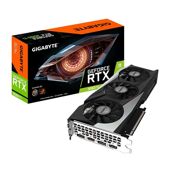 کارت گرافیک گیگابایت GIGABYTE RTX 3060 Ti GAMING 8G کارت گرافیک گیگابایت GIGABYTE RTX 3060 Ti GAMING 8G