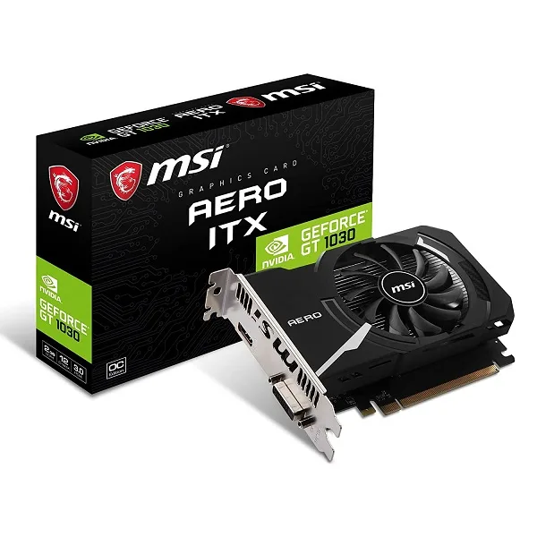 کارت گرافیک ام اس آی MSI GT 1030 AERO ITX 2GD4 OC کارت گرافیک ام اس آی MSI GT 1030 AERO ITX 2GD4 OC