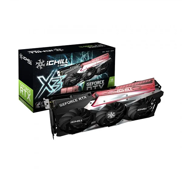کارت گرافیک اینو تری دی Inno3D RTX 3060 Ti iChill X3 Red 8G کارت گرافیک اینو تری دی Inno3D RTX 3060 Ti iChill X3 Red 8G