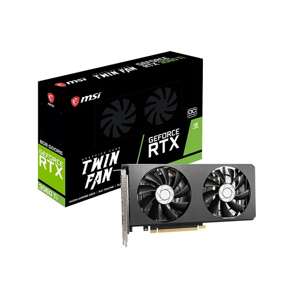 کارت گرافیک ام اس آی MSI RTX 3060 Ti TWIN FAN OC 8G کارت گرافیک ام اس آی MSI RTX 3060 Ti TWIN FAN OC 8G