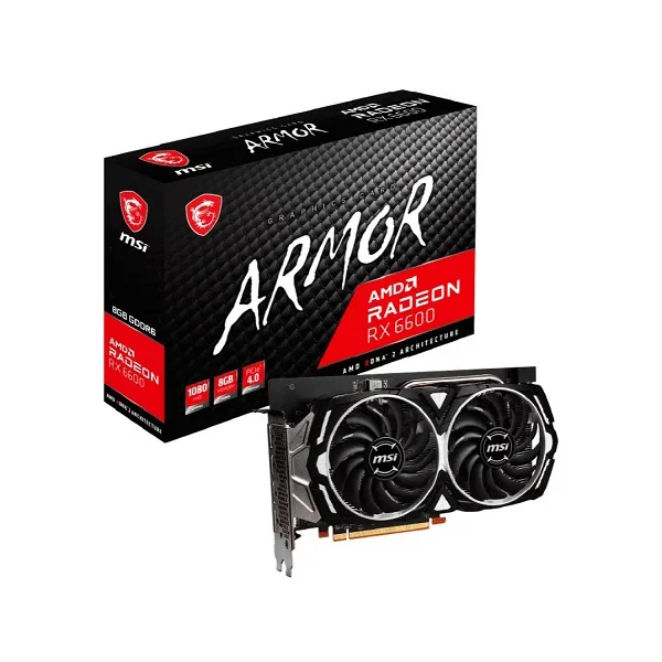 کارت گرافیک ام اس آی MSI RX 6600 ARMOR 8G کارت گرافیک ام اس آی MSI RX 6600 ARMOR 8G