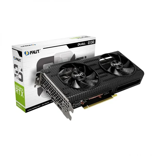 کارت گرافیک پلیت Palit RTX 3060 Ti Dual 8G کارت گرافیک پلیت Palit RTX 3060 Ti Dual 8G
