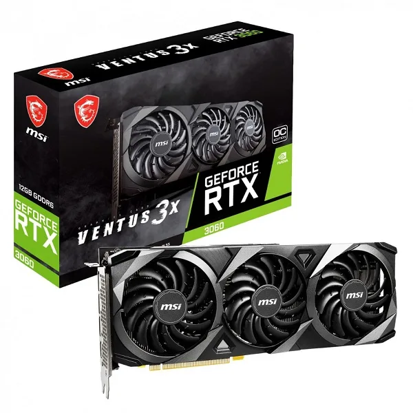 کارت گرافیک ام اس آی MSI RTX 3060 VENTUS 3X OC 12G کارت گرافیک ام اس آی MSI RTX 3060 VENTUS 3X OC 12G