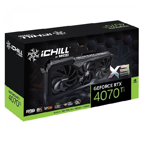 کارت گرافیک اینو تری دی Inno3D RTX 4070 Ti iChill X3 12G
