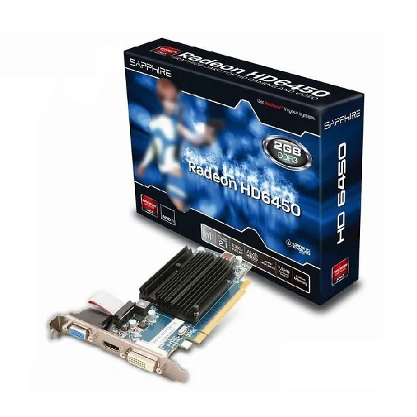 کارت گرافیک سافایر Sapphire Radeon HD 6450 2G کارت گرافیک سافایر Sapphire Radeon HD 6450 2G