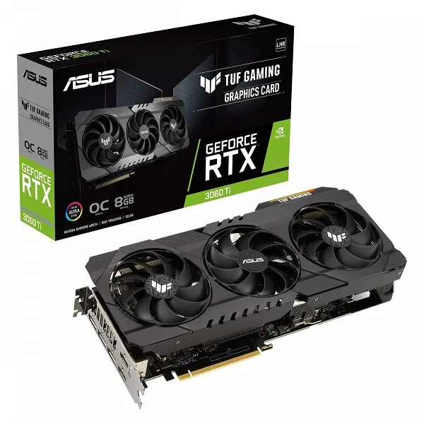 کارت گرافیک ایسوس ASUS TUF GAMING RTX 3060 Ti OC 8G کارت گرافیک ایسوس ASUS TUF GAMING RTX 3060 Ti OC 8G
