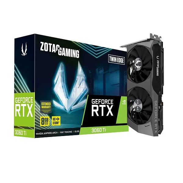 کارت گرافیک زوتک Zotac RTX 3060 Ti Twin Edge 8G کارت گرافیک زوتک Zotac RTX 3060 Ti Twin Edge 8G