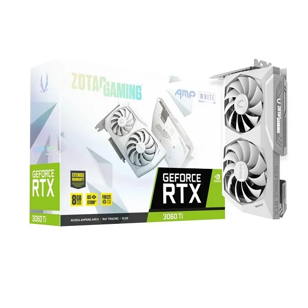 کارت گرافیک زوتک Zotac RTX 3060 Ti AMP White 8G