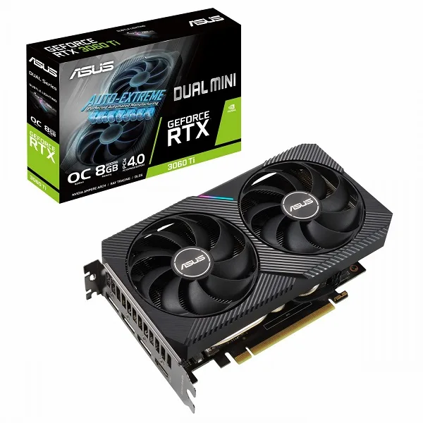 کارت گرافیک ایسوس ASUS Dual RTX 3060 Ti OC 8G MINI کارت گرافیک ایسوس ASUS Dual RTX 3060 Ti OC 8G MINI