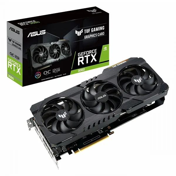 کارت گرافیک ایسوس ASUS TUF GAMING RTX 3060 OC 12G