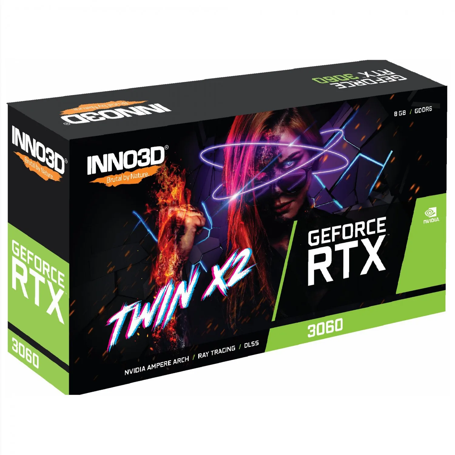 کارت گرافیک اینو تری دی Inno3D RTX 3060 Twin X2 OC 8G