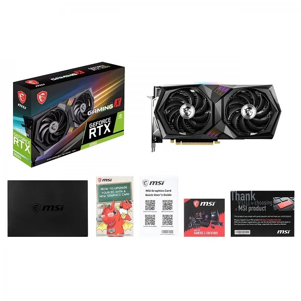 کارت گرافیک ام اس آی MSI RTX 3060 GAMING X 12G