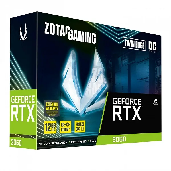 کارت گرافیک زوتک Zotac RTX 3060 Twin Edge OC 12G