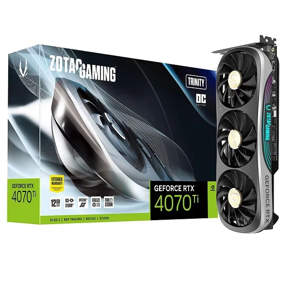 کارت گرافیک زوتک Zotac RTX 4070 Ti Trinity OC 12G کارت گرافیک زوتک Zotac RTX 4070 Ti Trinity OC 12G