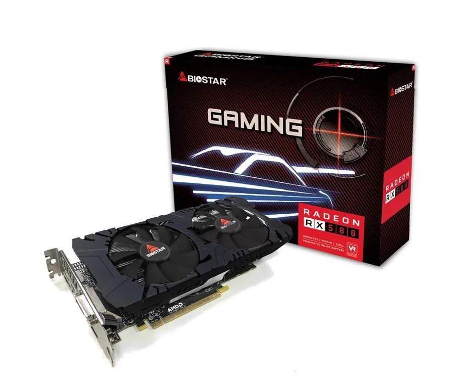 کارت گرافیک استوک بایوستار Biostar RX 580 8GB کارت گرافیک استوک بایوستار Biostar RX 580 8GB