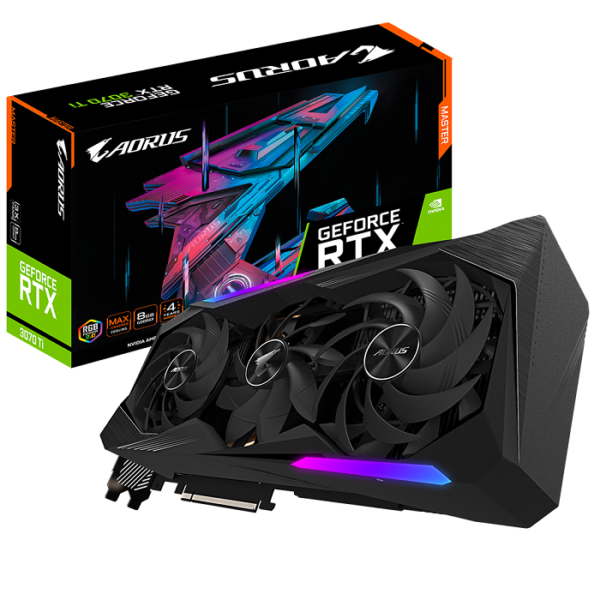 کارت گرافیک استوک گیگابایت Gigabyte RTX 3070 Ti MASTER 8G