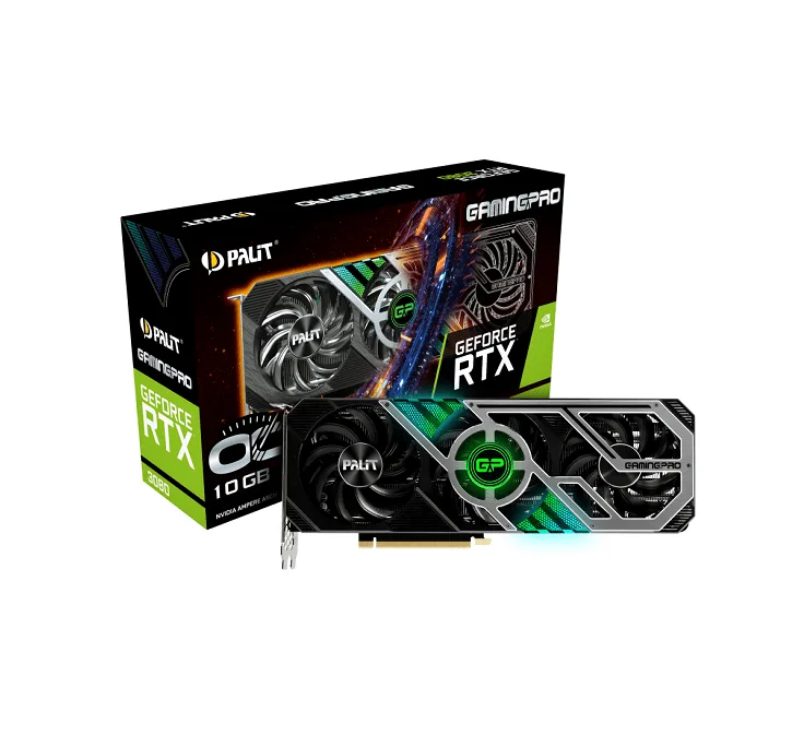کارت گرافیک استوک پلیت GeForce RTX 3080 GamingPro OC 10GB کارت گرافیک استوک پلیت GeForce RTX 3080 GamingPro OC 10GB