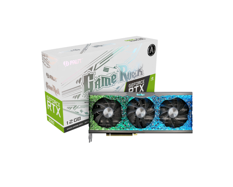 کارت گرافیک استوک پلیت مدل GeForce RTX 3080 Ti 12GB GameRock