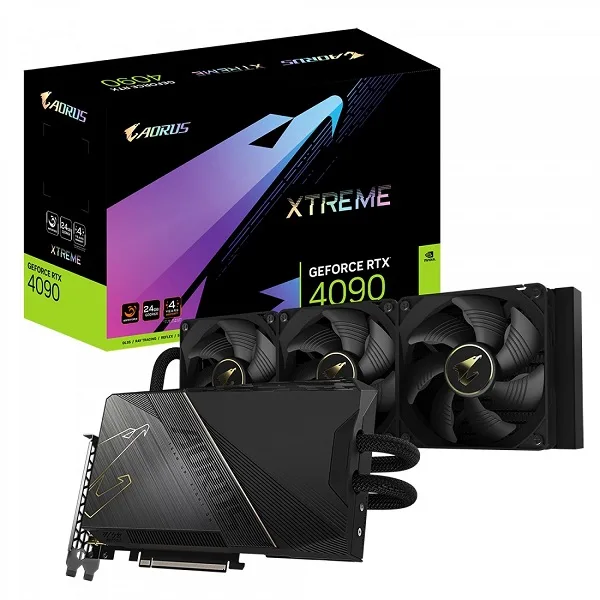 کارت گرافیک گیگابایت GIGABYTE AORUS RTX 4090 Xtreme Waterforce 24G کارت گرافیک گیگابایت GIGABYTE AORUS RTX 4090 Xtreme Waterforce 24G