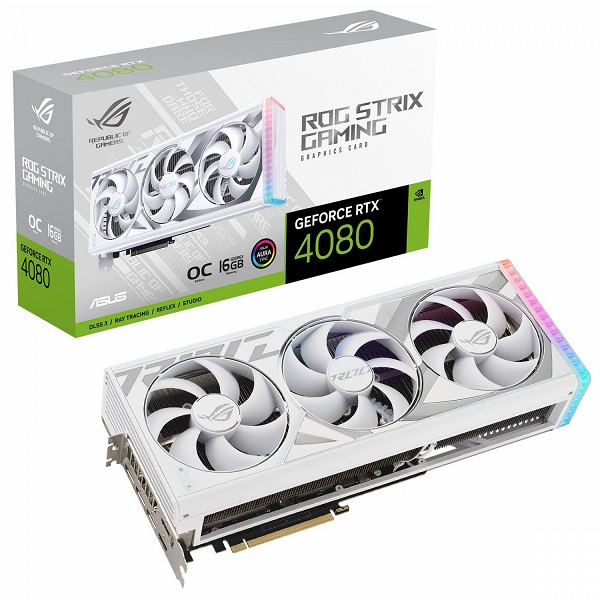 کارت گرافیک ایسوس ASUS ROG STRIX RTX 4080 OC 16G WHITE