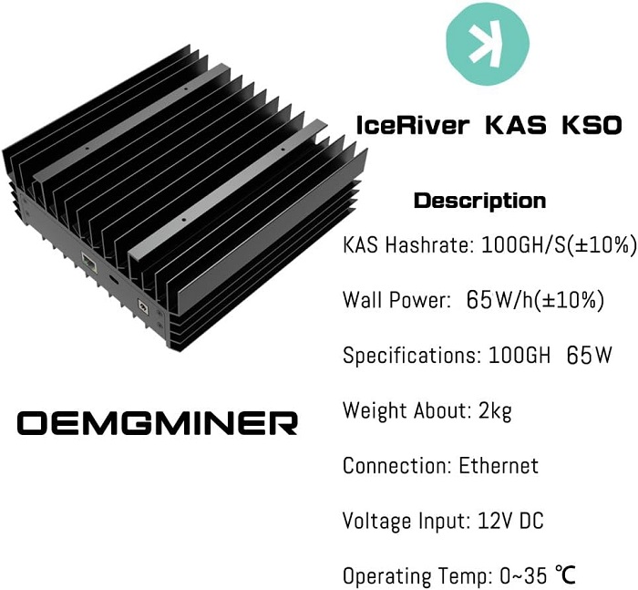 ماینر کسپا Miner KS0 (100 GH/s)