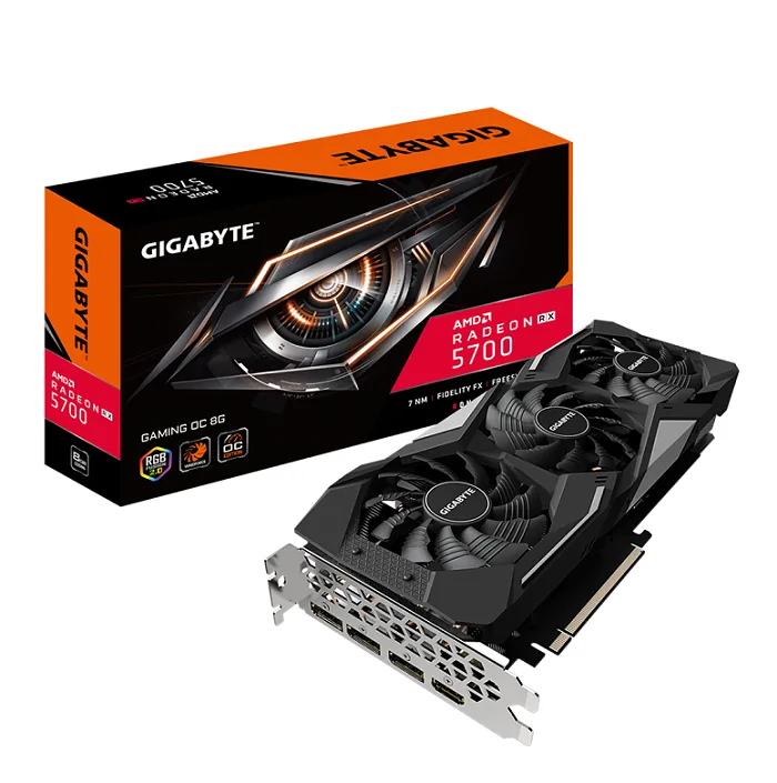 کارت گرافیک استوک گیگابایت GIGABYTE RX 5700 GAMING OC 8G کارت گرافیک استوک گیگابایت GIGABYTE RX 5700 GAMING OC 8G