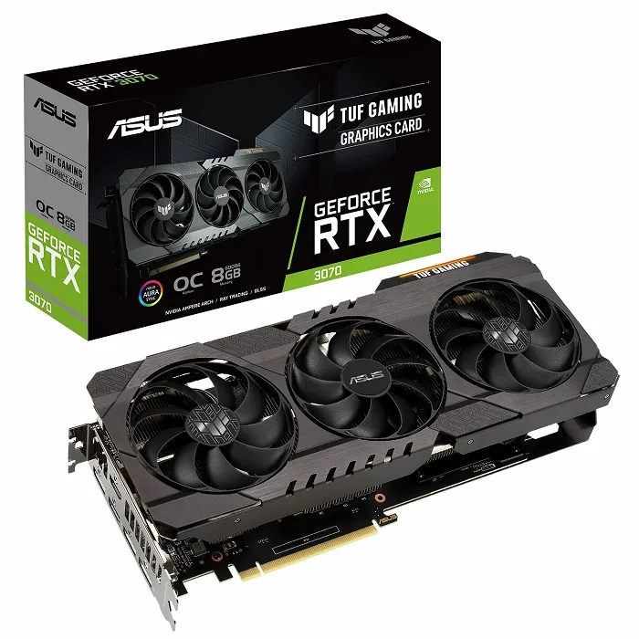 کارت گرافیک استوک ایسوس ASUS RTX 3070 TUF GAMING 8GB کارت گرافیک استوک ایسوس ASUS RTX 3070 TUF GAMING 8GB