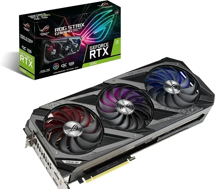 کارت گرافیک استوک ایسوس ASUS RTX 3080 ROG STRIX  8GB