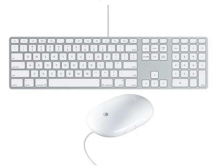 کیبورد و ماوس استوک اپل Apple A1243 کیبورد و ماوس استوک اپل Apple A1243