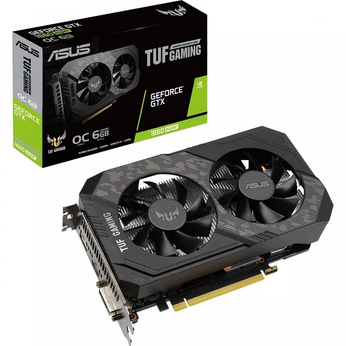 کارت گرافیک استوک ایسوس Asus GTX 1660 Super TUF GAMING 6G کارت گرافیک استوک ایسوس Asus GTX 1660 Super TUF GAMING 6G