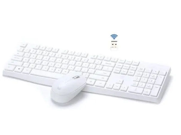 کیبورد و ماوس بی سیم اچ پی سفید Hp CS10