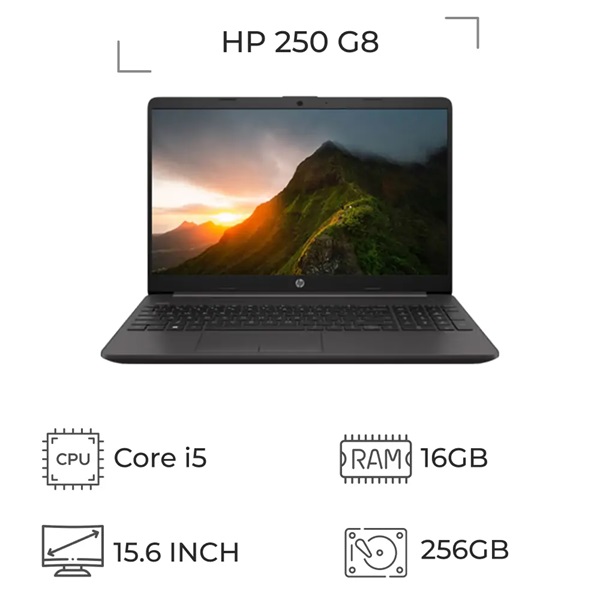 لپ تاپ استوک اچ پی HP 250 G8 پردازنده i5