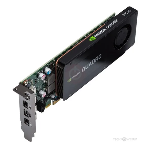 کارت گرافیک NVIDIA مدل Quadro K1200 ظرفیت 4GB پنل کوتاه