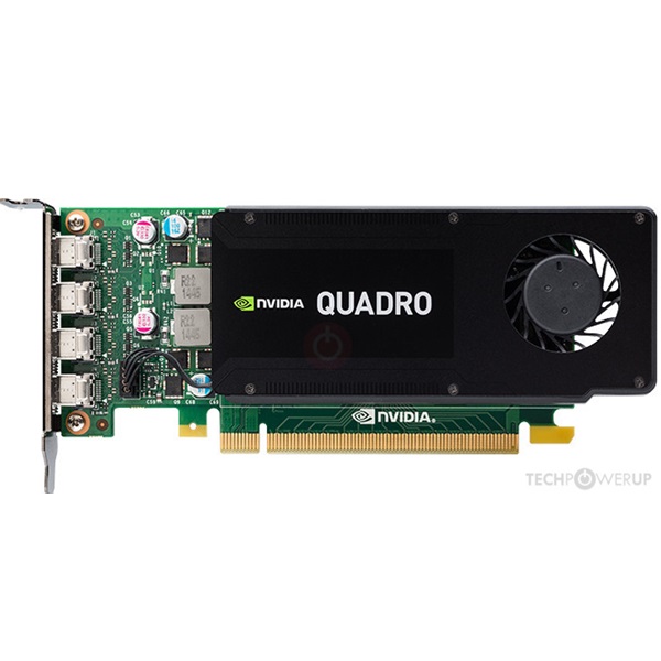 کارت گرافیک NVIDIA مدل Quadro K1200 ظرفیت 4GB پنل کوتاه