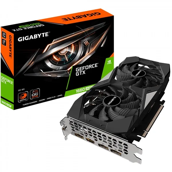 کارت گرافیک استوک گیگابایت GIGABYTE GTX 1660 Super OC 6GB کارت گرافیک استوک گیگابایت GIGABYTE GTX 1660 Super OC 6GB