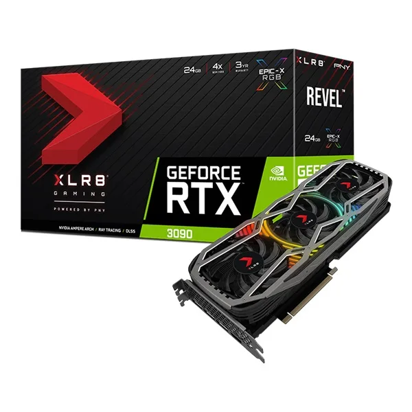 کارت گرافیک استوک پی ان وای PNY GeForce RTX 3090 24GB کارت گرافیک استوک پی ان وای PNY GeForce RTX 3090 24GB