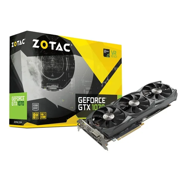 کارت گرافیک استوک زوتک ZOTAC GeForce GTX 1070 AMP 8GB