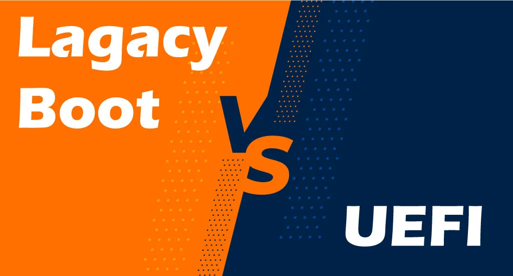 تفاوت اصلی ویندوز uefi با legacy