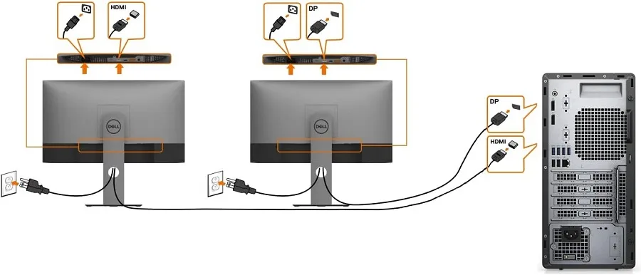 مانیتور استوک دل 24 اینچ Dell P2425H
