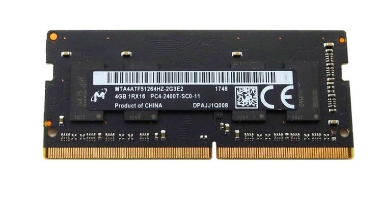 رم استوک لپ تاپی LapTop 4GB DDR4 2400T