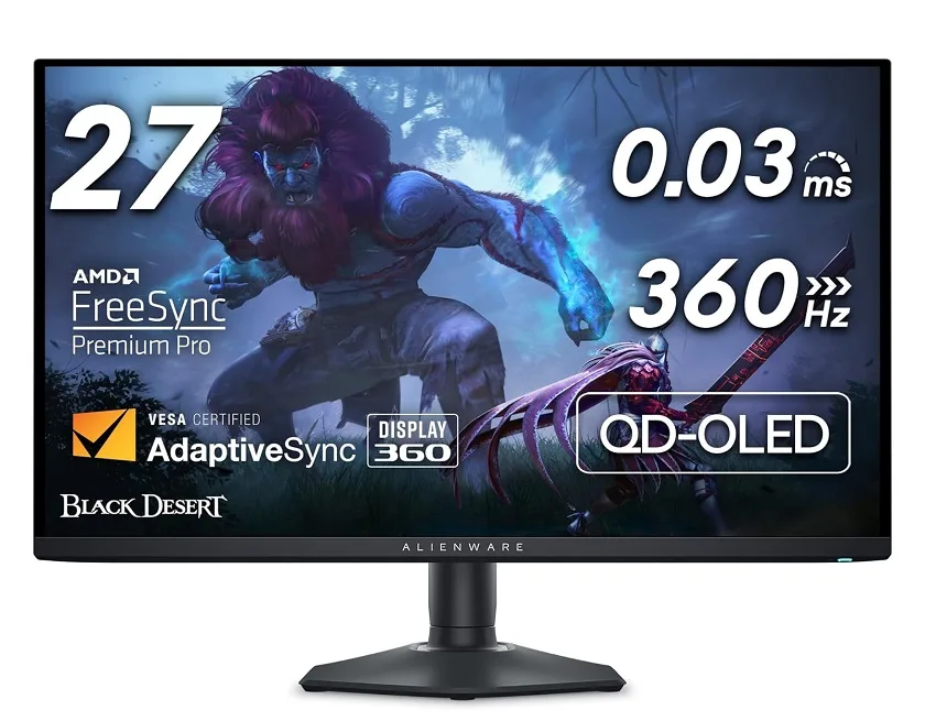مانیتور استوک دل 27 اینچ Dell Alienware AW2725DF مانیتور استوک دل 27 اینچ Dell Alienware AW2725DF